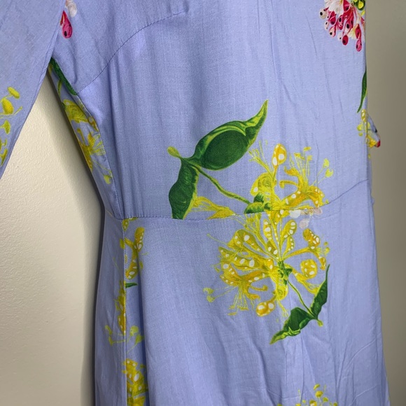 Cynthia Rowley Tayla Floral Mini Ruffle Dress 4 - Picture 5 of 16